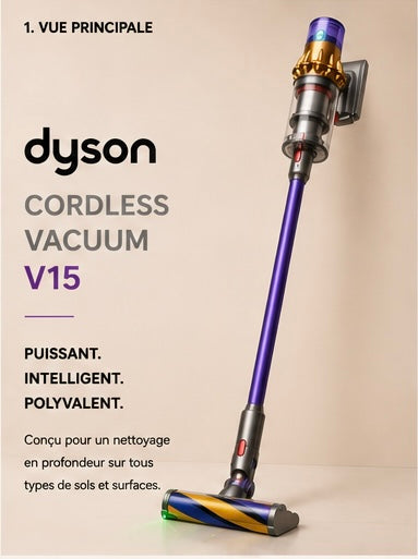Aspirateur sans fil Dyson V15 Detect™ Absolute