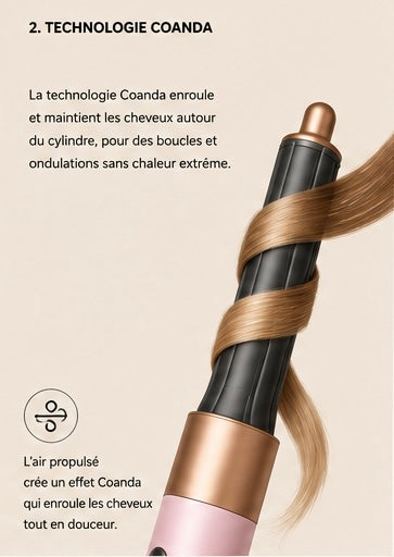 Multi-styler Dyson Airwrap i.d.™ - cheveux raides à ondulés